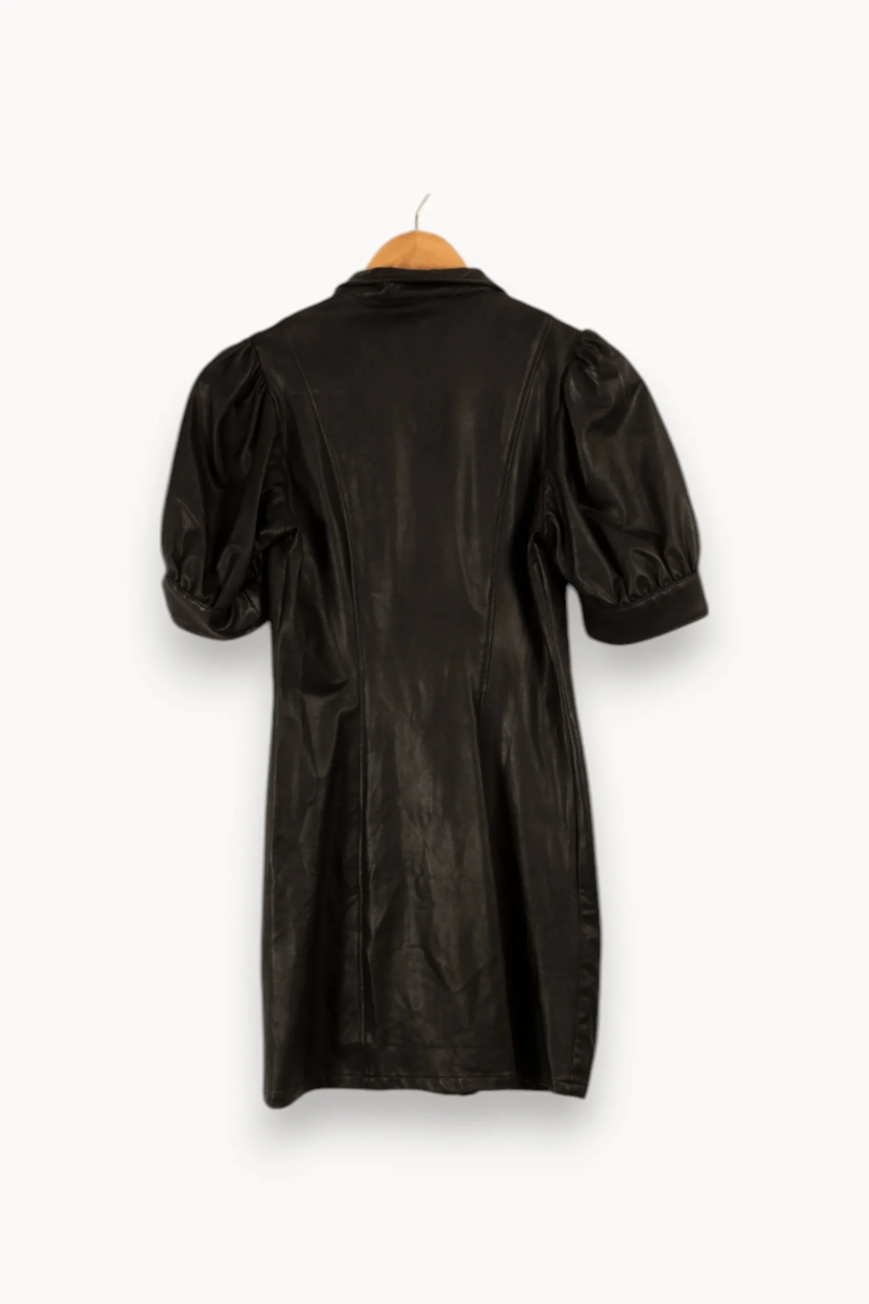 Hot The Kooples Robe e effet cuir - Taille XS/34 Noir