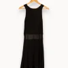 Cheap Maje Robe e en satin - Taille S/36 Noir