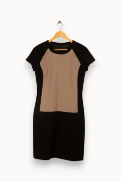 Store Caroll Robe noire et beige Maison 123 - Taille S/36 Rouge