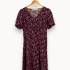 Cheap La Fée Maraboutée Robe noire et rose - Taille S/36 Multicolore