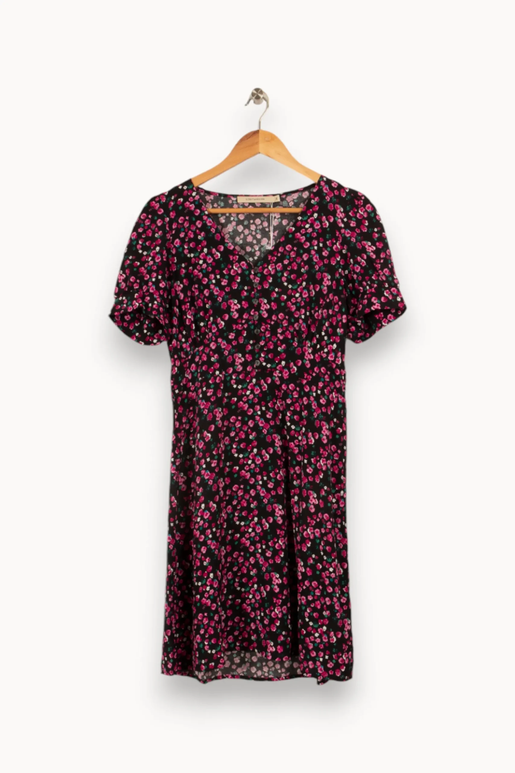 Cheap La Fée Maraboutée Robe noire et rose - Taille S/36 Multicolore