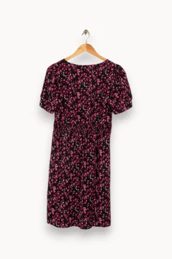 Cheap La Fée Maraboutée Robe noire et rose - Taille S/36 Multicolore
