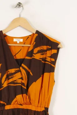 Clearance Caroll Robe à motifs - Taille S/36 Orange