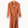 Discount Pablo Robe fleurie - Taille M/38 Orange