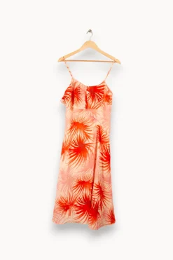 Outlet Essentiel Antwerp Robe rose à motif - Taille S/36 Orange