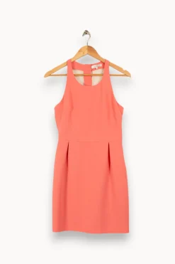 Discount Sandro Robe avec dentelle - Taille S/36 Rose