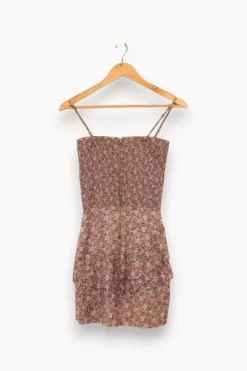 Outlet The Kooples Robe rose et grise à motifs - Taille XS/34 Multicolore