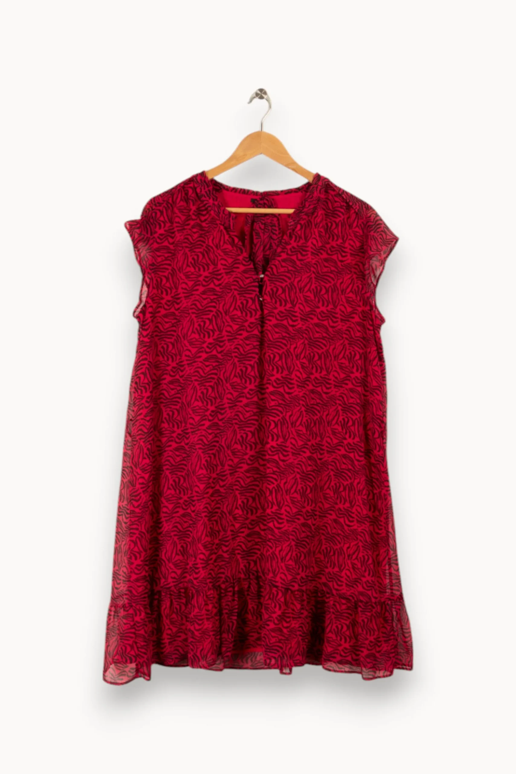 Outlet IKKS Robe zébrée - Taille S/36 Rose