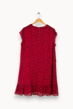 Outlet IKKS Robe zébrée - Taille S/36 Rose