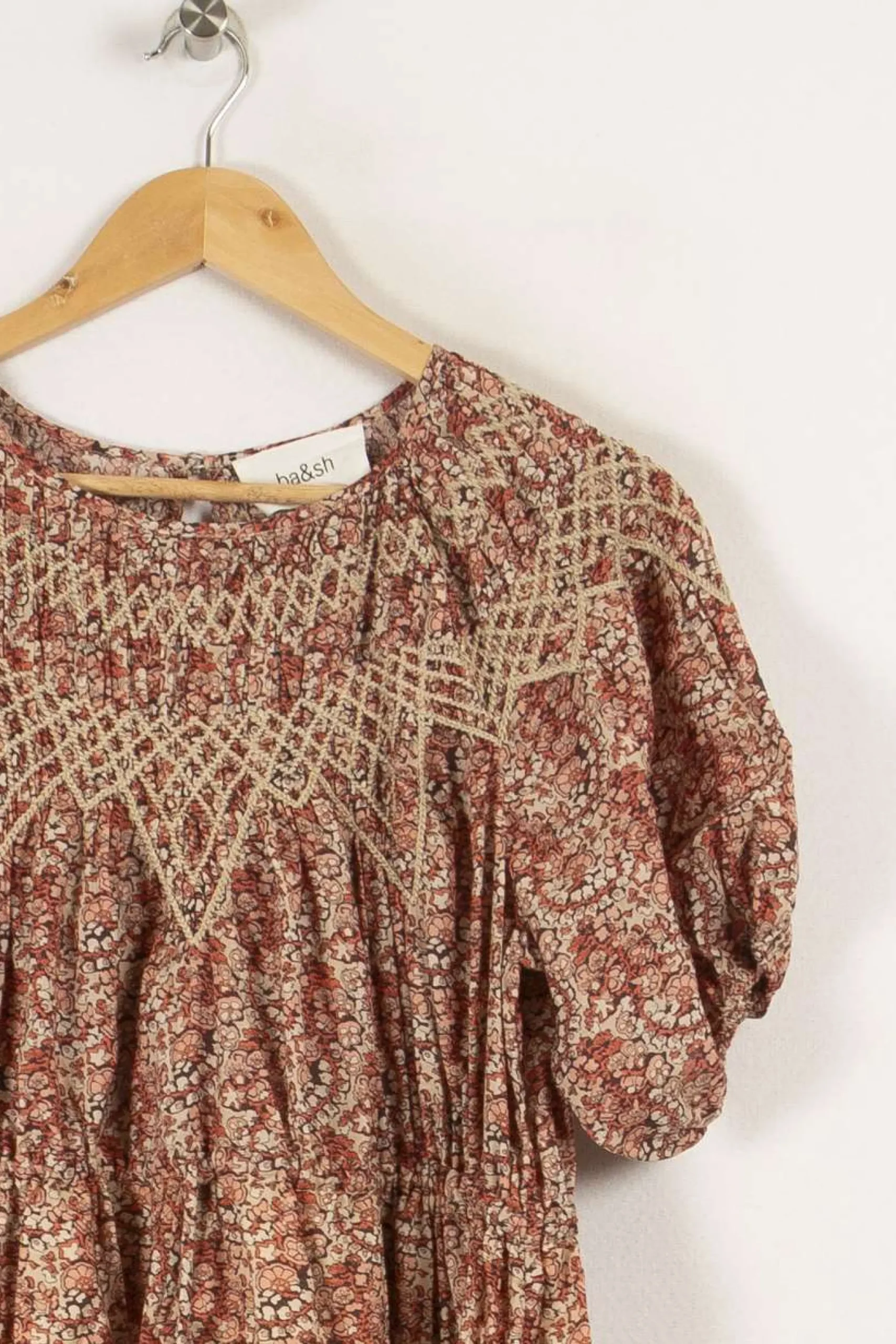 Hot ba&sh Robe rose/rouge - Taille M/38 Multicolore