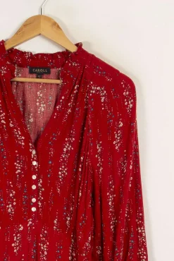 Cheap Caroll Robe à motif - Taille XL/42 Rouge
