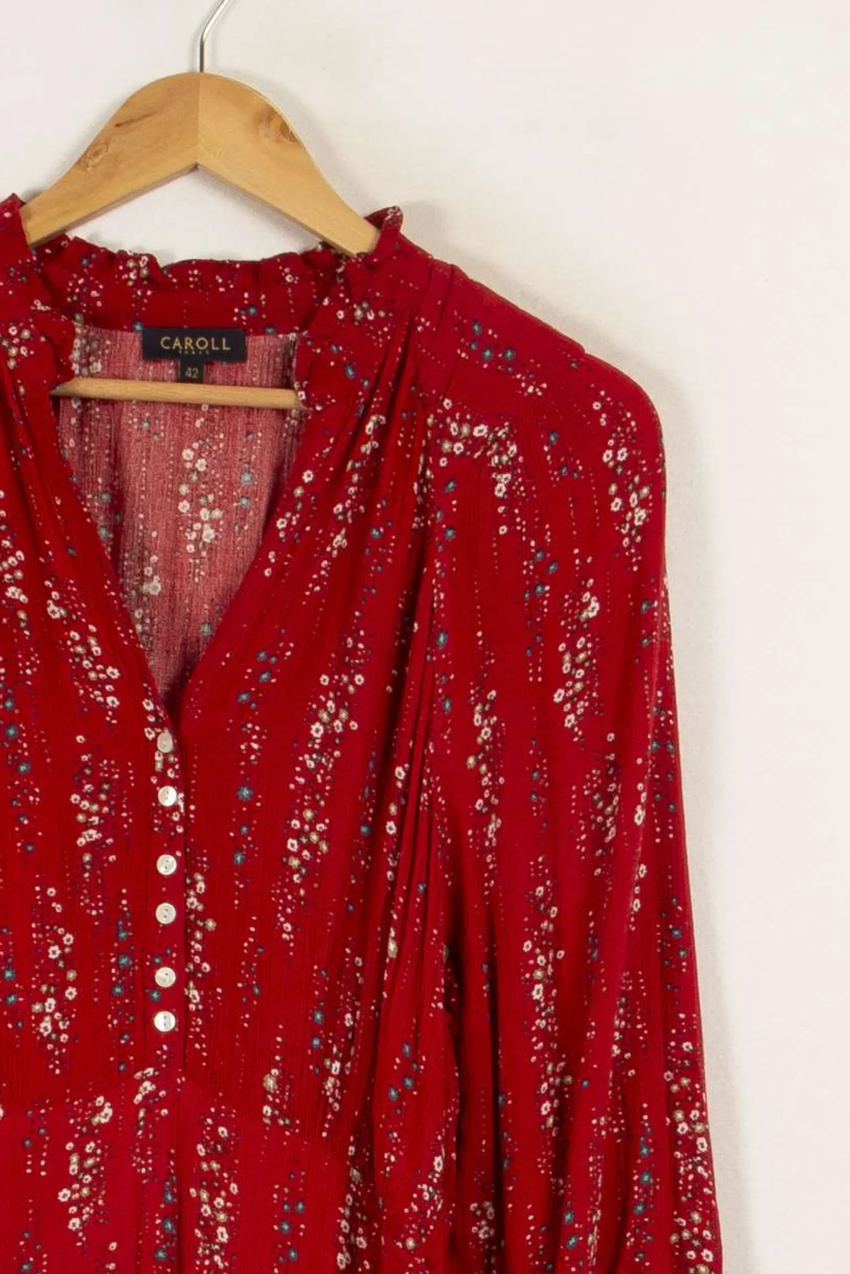 Cheap Caroll Robe à motif - Taille XL/42 Rouge