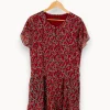 Cheap IKKS Robe à motifs - Taille M/38 Rouge