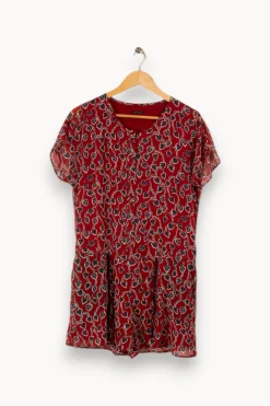 Cheap IKKS Robe à motifs - Taille M/38 Rouge