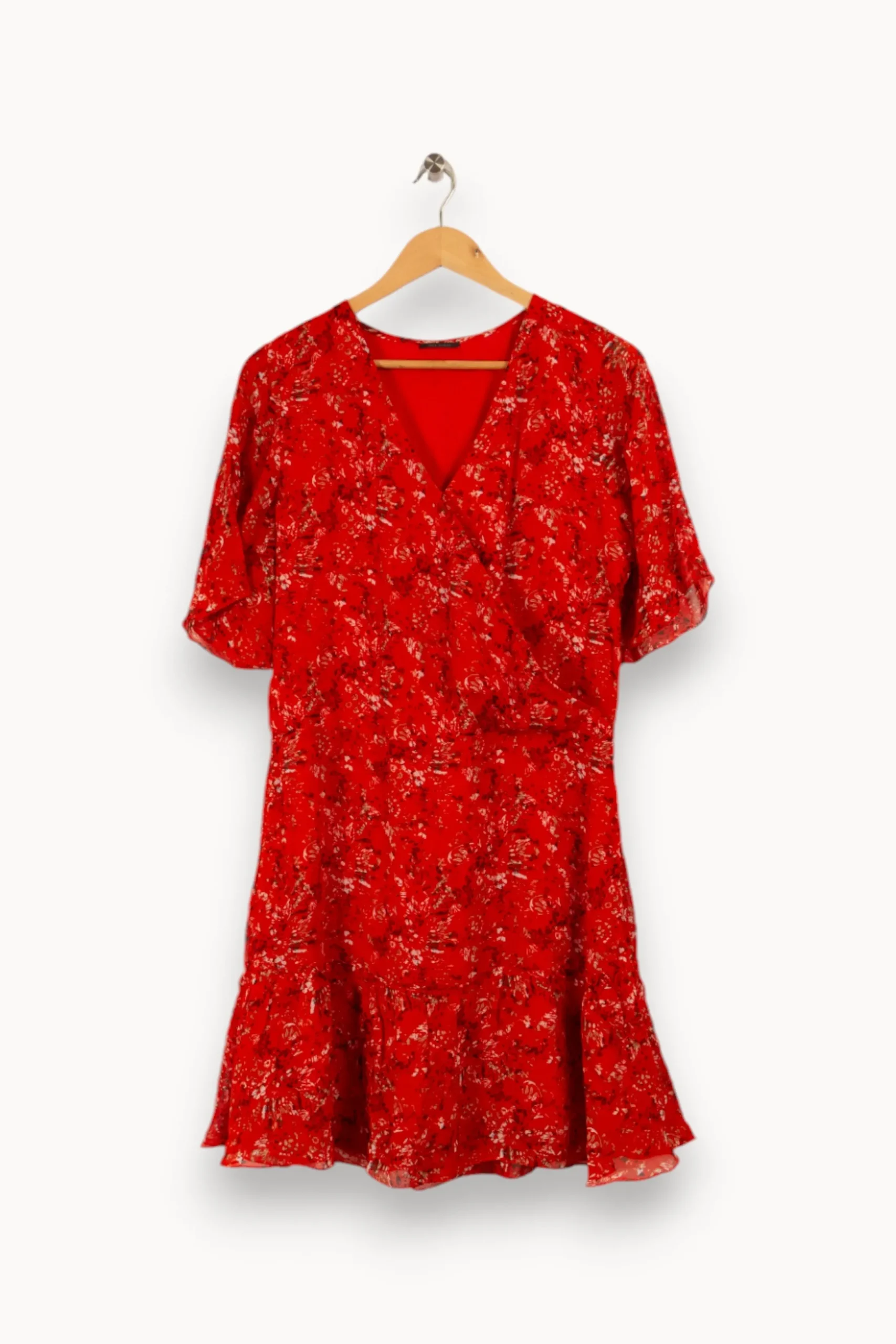 Clearance IKKS Robe à motifs - Taille L/40 Rouge