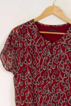 Cheap IKKS Robe à motifs - Taille M/38 Rouge