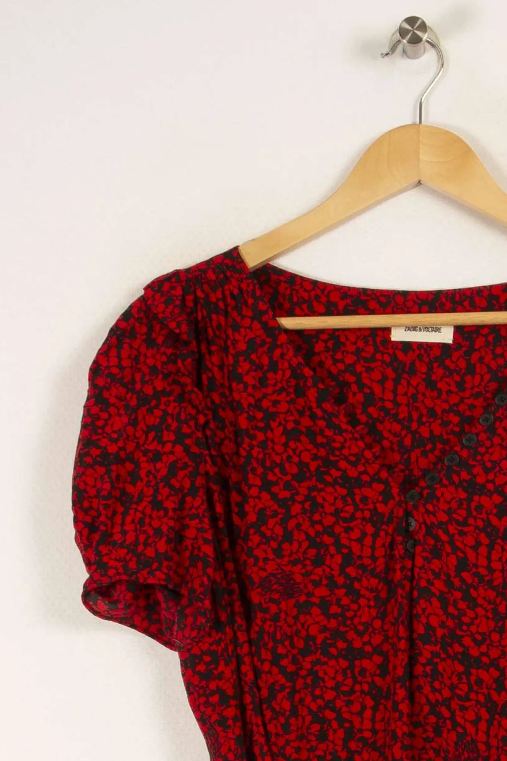 Shop Zadig&Voltaire Robe à motifs - Taille M/38 Rouge