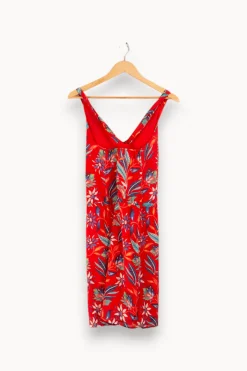 Sale One Step Robe à motifs - Taille M/38 Rouge