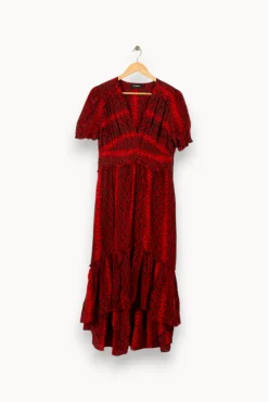 Discount The Kooples Robe - Taille L/40 Rouge