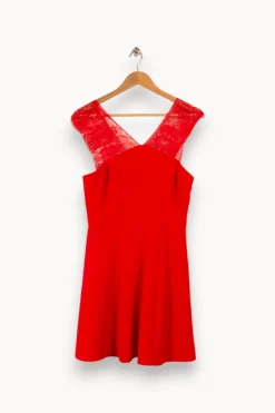 Discount The Kooples Robe - Taille L/40 Rouge