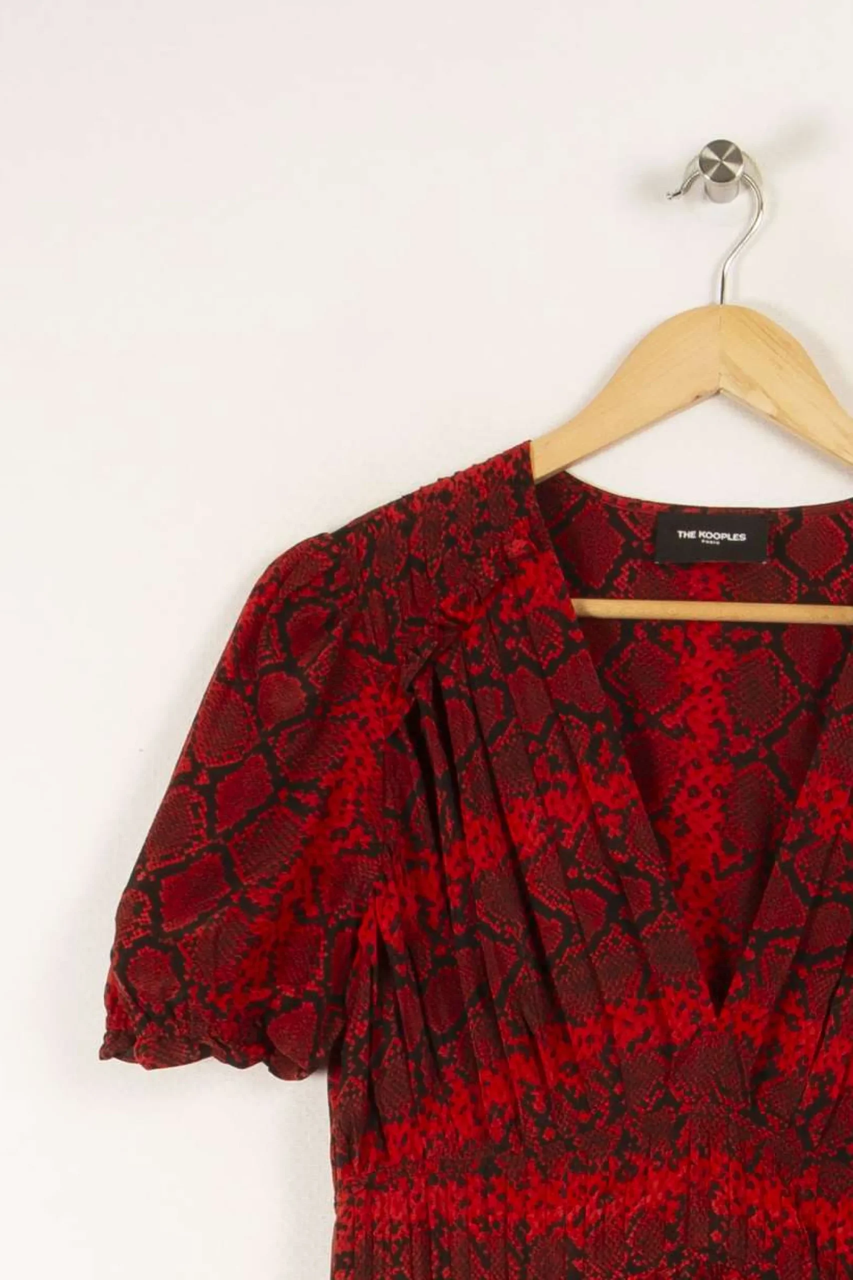 Discount The Kooples Robe - Taille L/40 Rouge