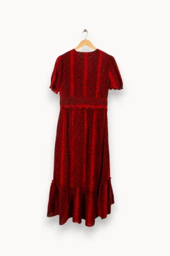 Discount The Kooples Robe - Taille L/40 Rouge