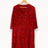 Shop IKKS Robe - Taille XL/42 Rouge