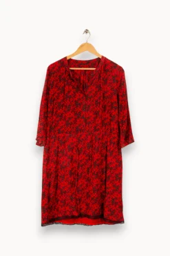 Shop IKKS Robe - Taille XL/42 Rouge