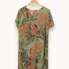 New La Fée Maraboutée Robe e à motifs - Taille M/38 Vert