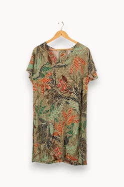 New La Fée Maraboutée Robe e à motifs - Taille M/38 Vert