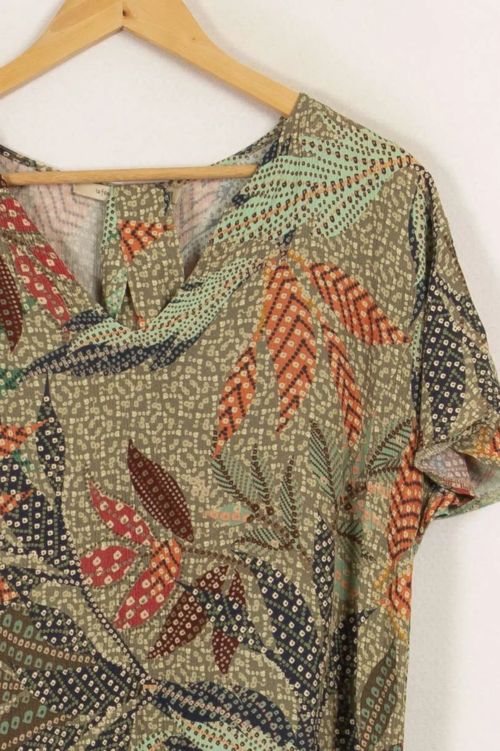 New La Fée Maraboutée Robe e à motifs - Taille M/38 Vert