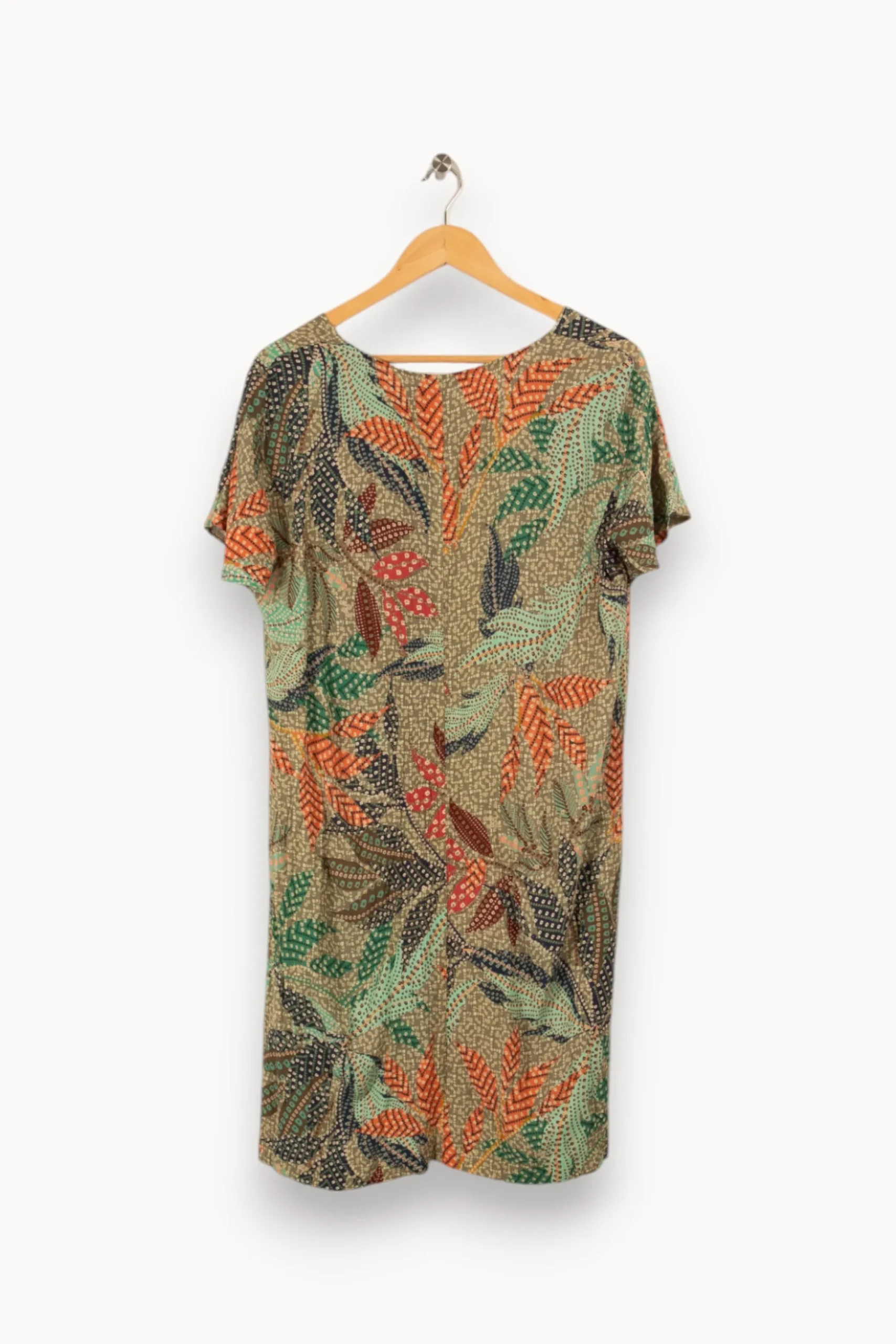 New La Fée Maraboutée Robe e à motifs - Taille M/38 Vert