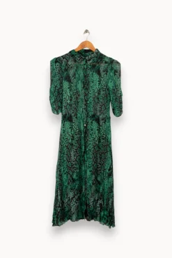 Store ba&sh Robe e - Taille L/40 Vert