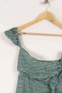 Discount Sandro Robe e - Taille M/38 Vert