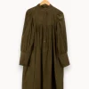 Sale Comptoir des Cotonniers Robe e côtelée - Taille S/36 Vert