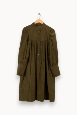 Sale Comptoir des Cotonniers Robe e côtelée - Taille S/36 Vert
