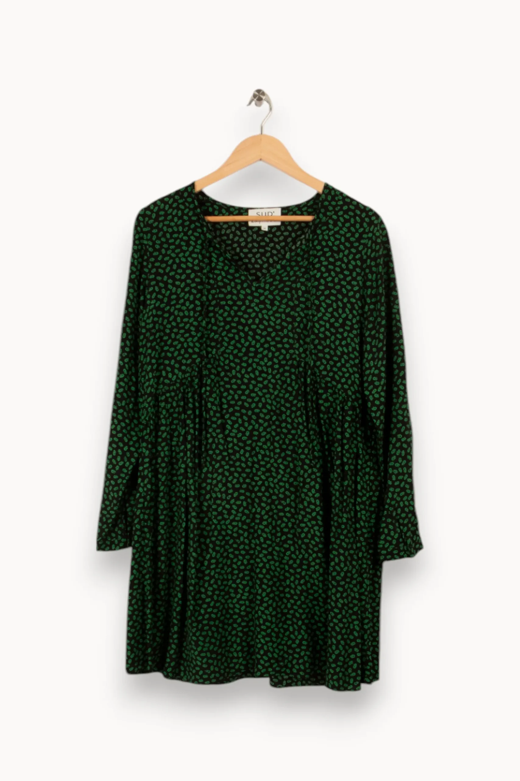 Hot Sud express Robe e et noire - Taille M/38 Vert