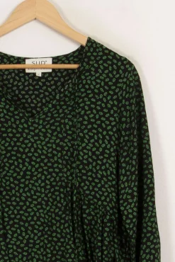 Hot Sud express Robe e et noire - Taille M/38 Vert