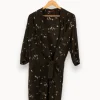 Store Comptoir des Cotonniers Robe e foncée à motifs - Taille M/38 Vert