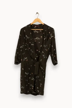 Store Comptoir des Cotonniers Robe e foncée à motifs - Taille M/38 Vert