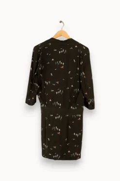 Store Comptoir des Cotonniers Robe e foncée à motifs - Taille M/38 Vert