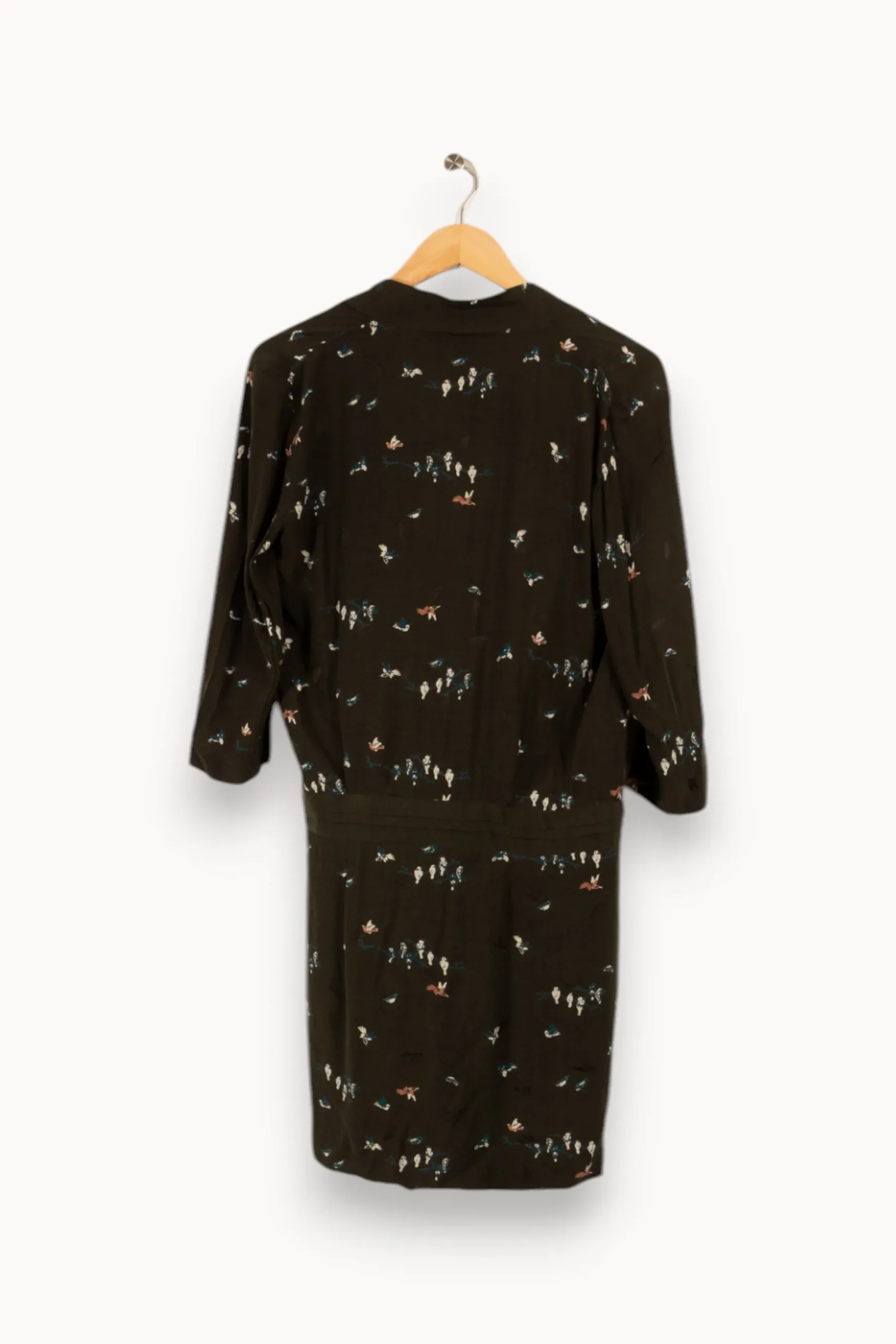Store Comptoir des Cotonniers Robe e foncée à motifs - Taille M/38 Vert