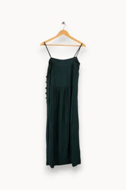 New Des petits hauts Robe e rayée - Taille L/40 Vert