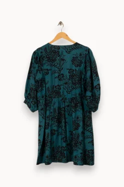 Store Grace & Mila Robe e/bleue à motifs - Taille S/36 Vert