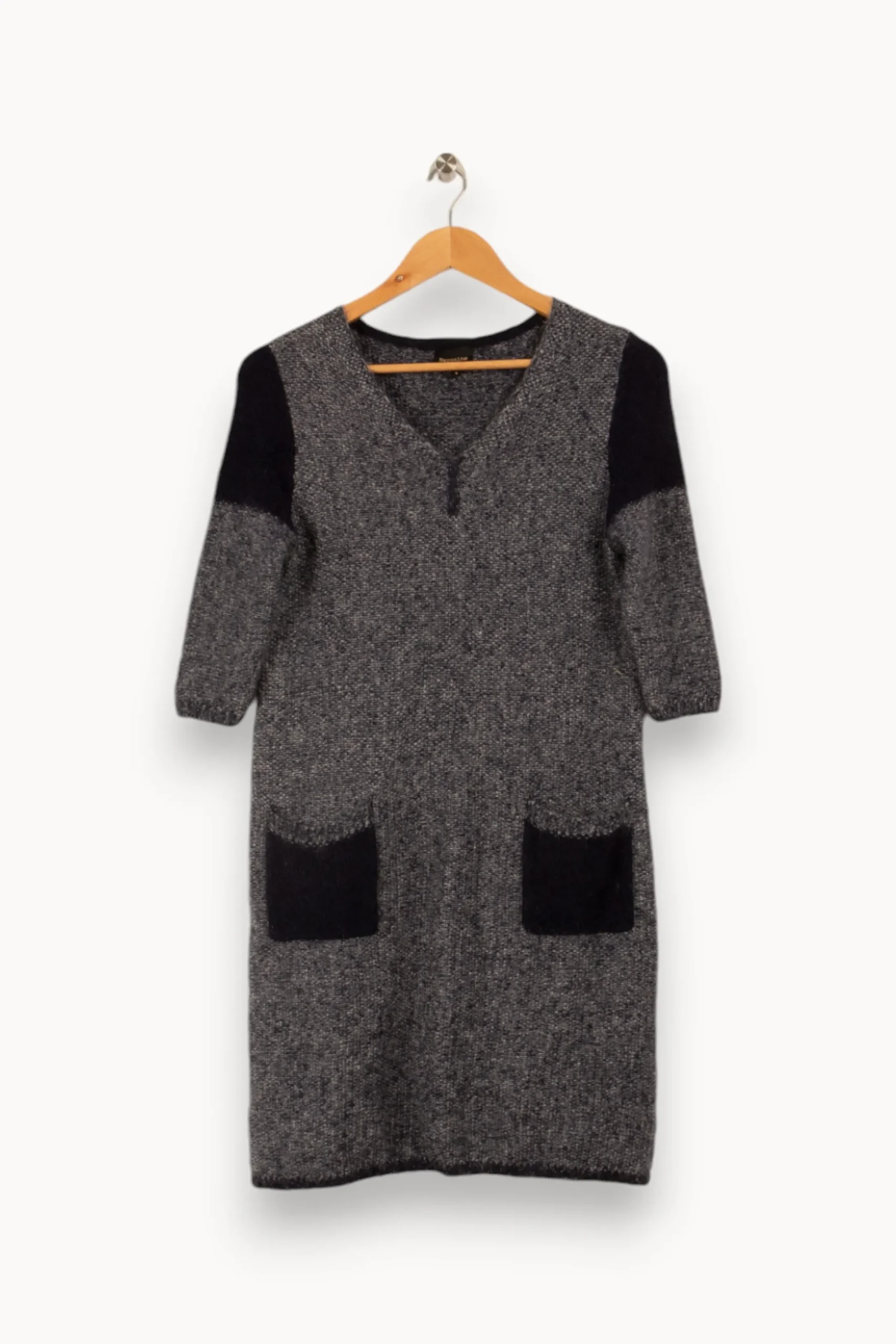 Fashion Bérénice Robe-pull e - Taille S/36 Bleu