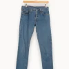 Best Sale Levi's Straight Jean 501 CT W24L34 - XS/34 Bleu