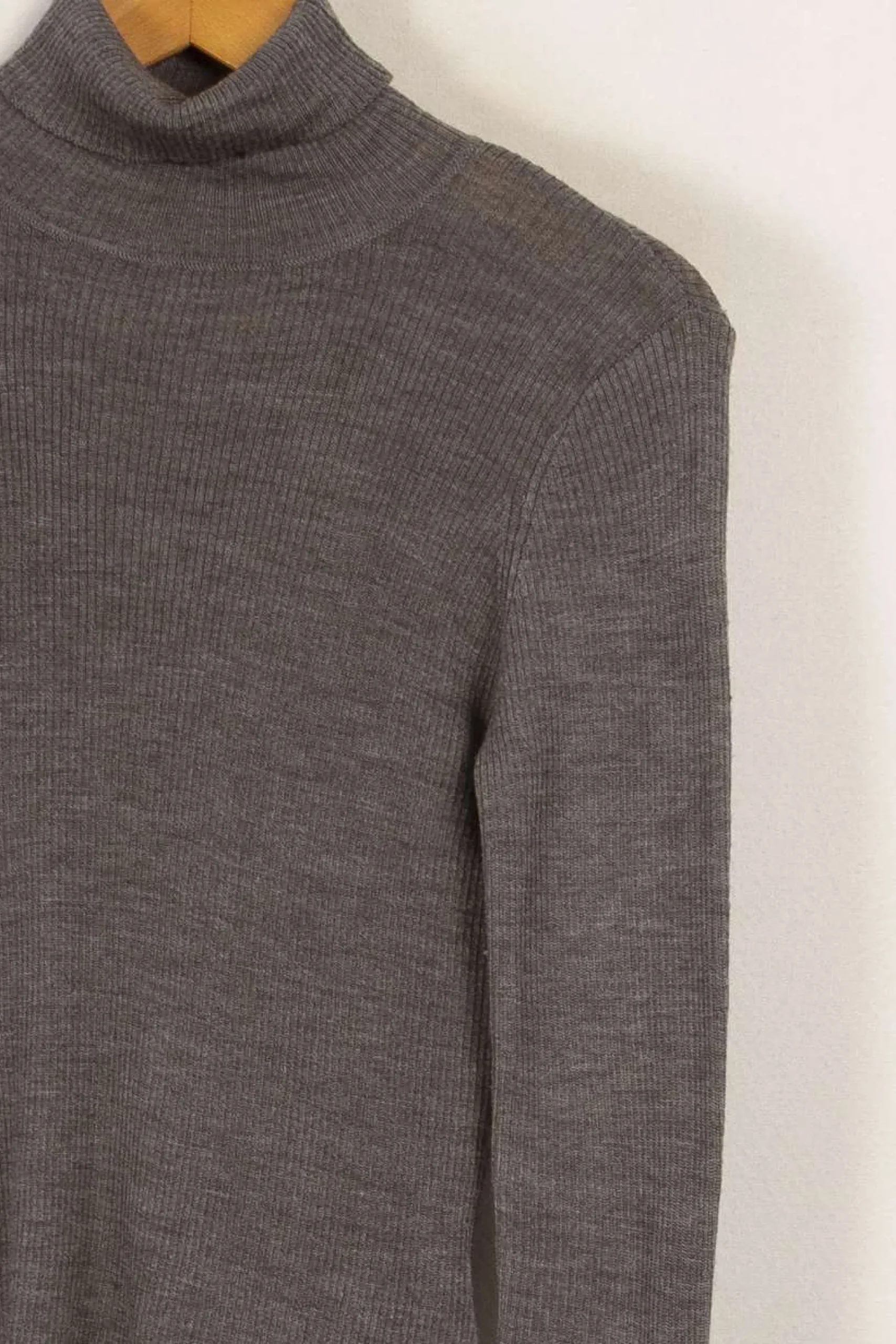 Best Maison 123 Sweat à col roulé - Taille M/38 Gris
