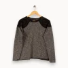 Discount One Step Sweat bimatière - Taille M/38 Gris