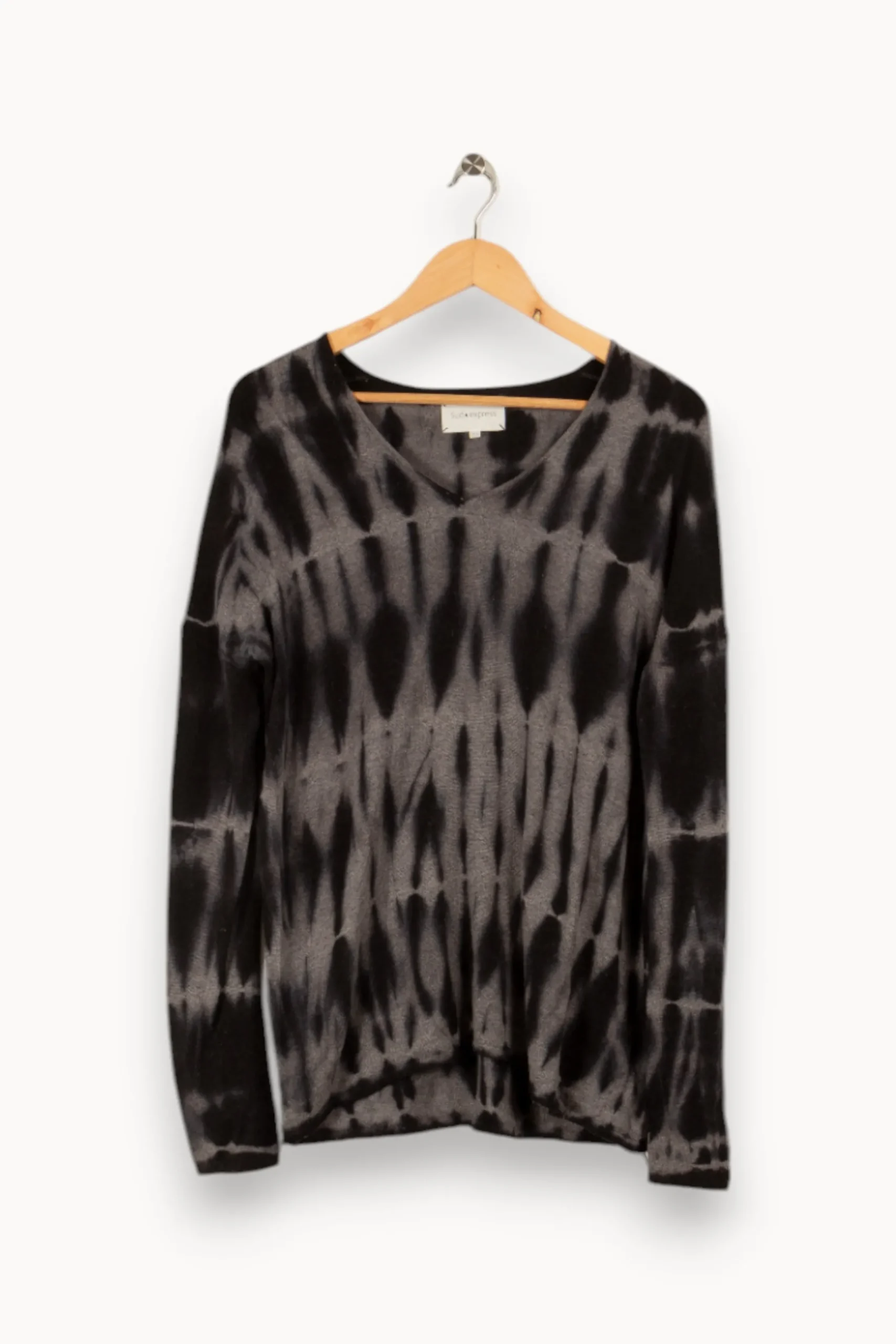 Online Sud express Sweat et noir - Taille S/36 Gris