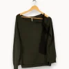 Cheap I.Code Sweat léger foncé avec nœud - Taille M/38 Vert